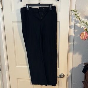 Black linen Dress Pants